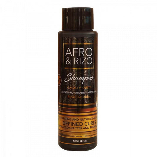 Afro & Rizo Shampoo 16 oz/ 450ml (Cacao & Shea boter) DominicanCurls 