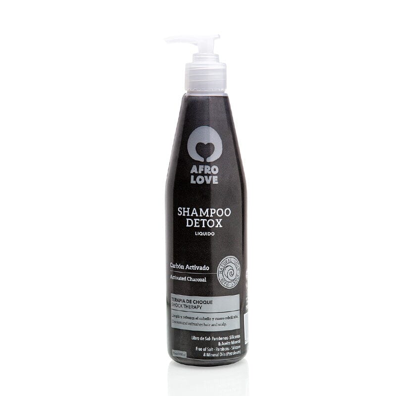 Afro Love Detox Shampoo Activated Charcoal 16oz / 450ml Shampoo Mijn winkel